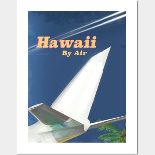 Hawaii By Air travel poster Posters and Art